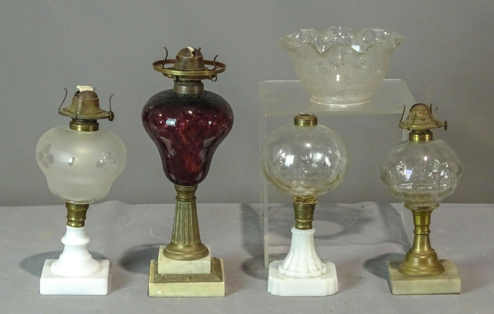 Oil Lamp Lot (1 of 4)