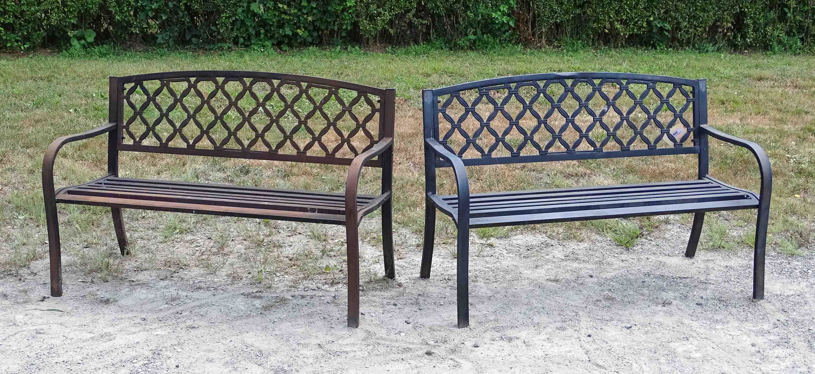 Pair Metal Benches (1 of 4)