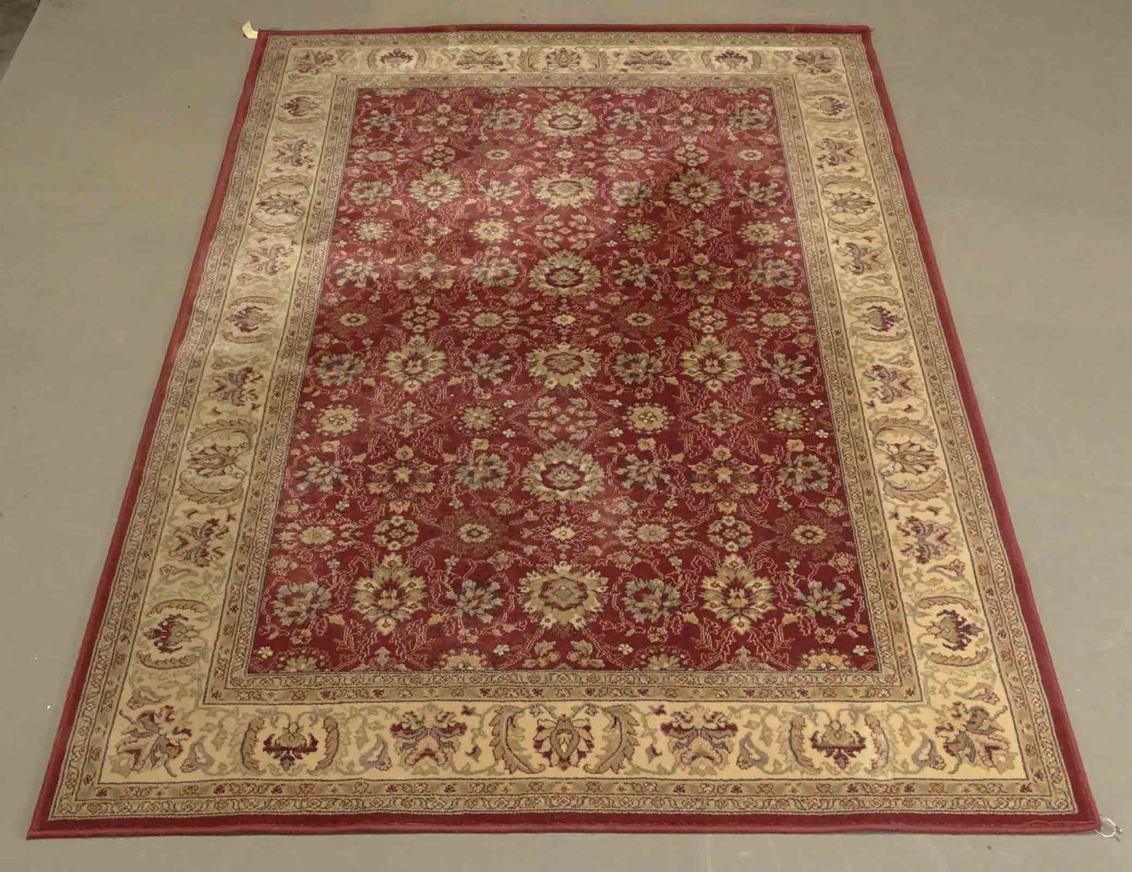 Rug: Belgium rug. 5' 3" x 7' 5".
