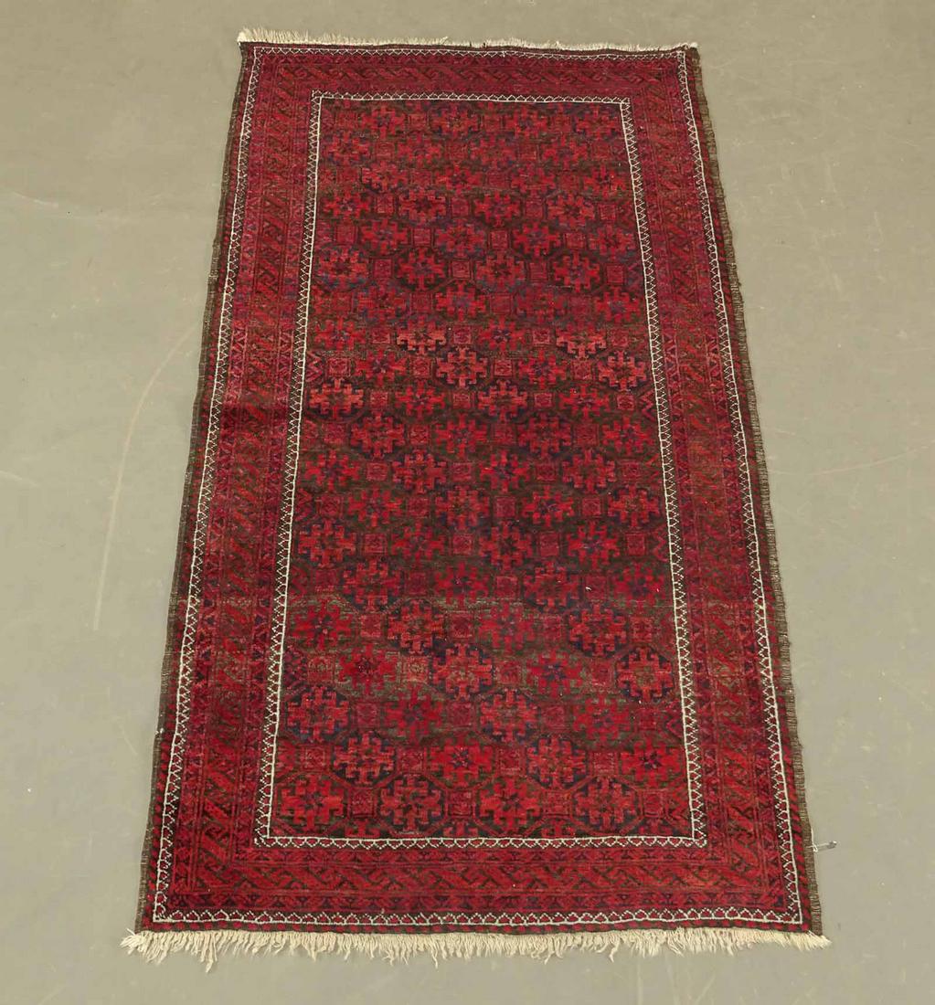 Oriental Rug: Oriental scatter rug. 36 1/2" x 67".