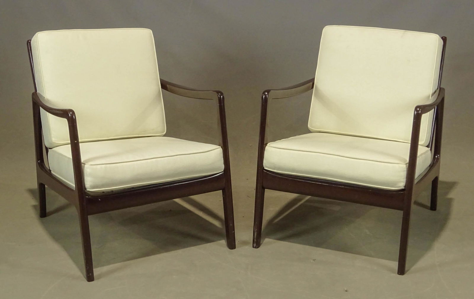Pair Mid Century Chairs (1 of 4)