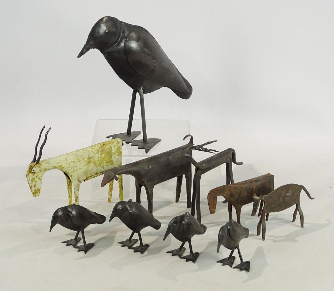 Metal Folk Art Animals (1 of 5)