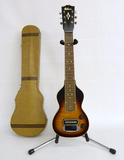 Gibson Lap Steel Guitar: C. 1930's Gibson EH-150 lap steel guitar, serial #EGE-2604. OHSC.