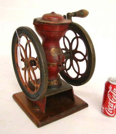 19th c. Enterprise Coffee Grinder: 19th c. Enterprise coffee grinder. 12" Ht.