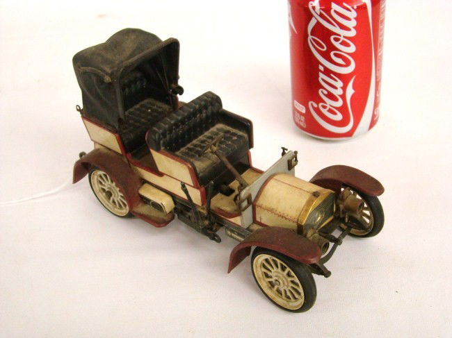 Schuco Mercedes Toy Car: Vintage Schuco Mercedes Simplex 32 PS Modell 1902, toy car.
