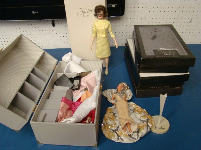 Misc. Doll Lot: Lot misc. dolls including "The Jackie Doll", Barbie etc.