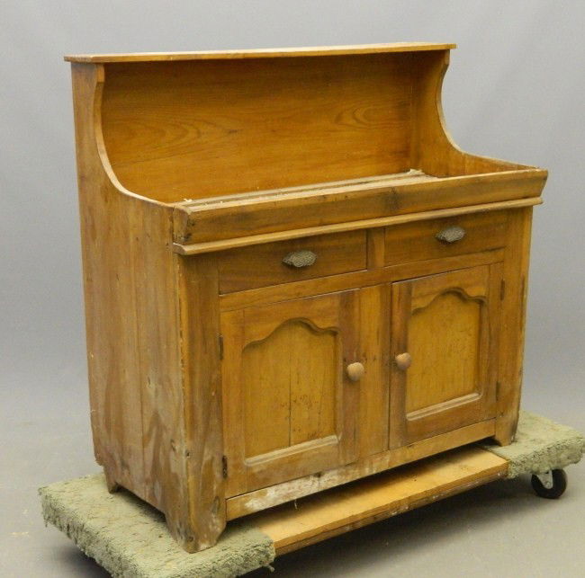 19th c. Drysink: 19th c. drysink. 42" W 19" D 42" Ht.