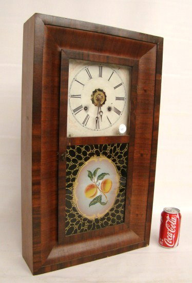 19th c. Empire Clock: 19th c. Ansonia Ogee clock. 25 1/2" Ht.