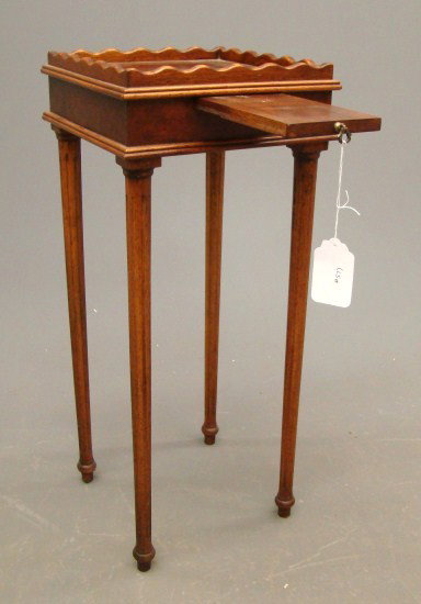 Kettle Stand: Chippendale style kettle stand. 27" Ht.