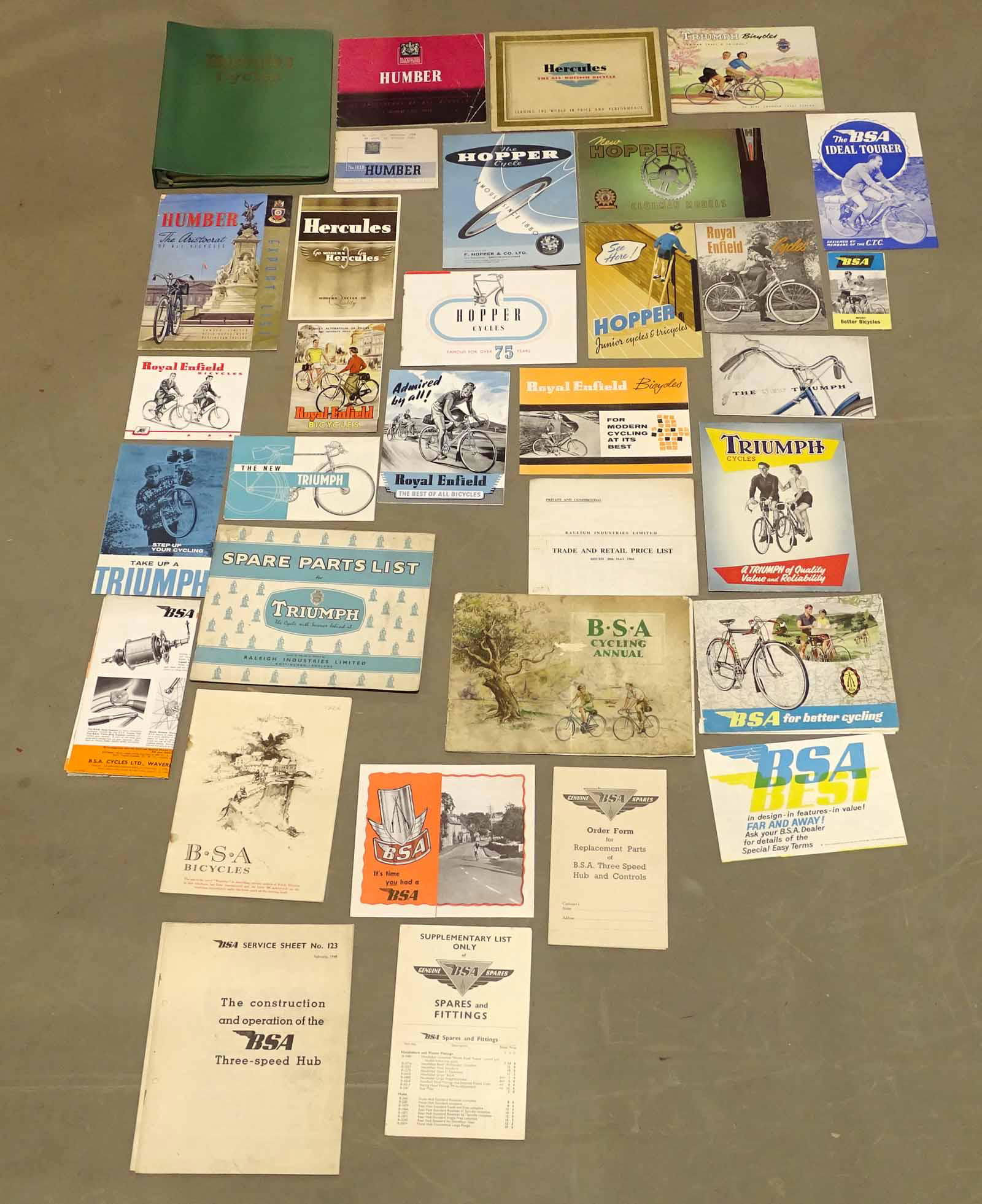 English Bicycle Ephemera Lot (1 of 9)
