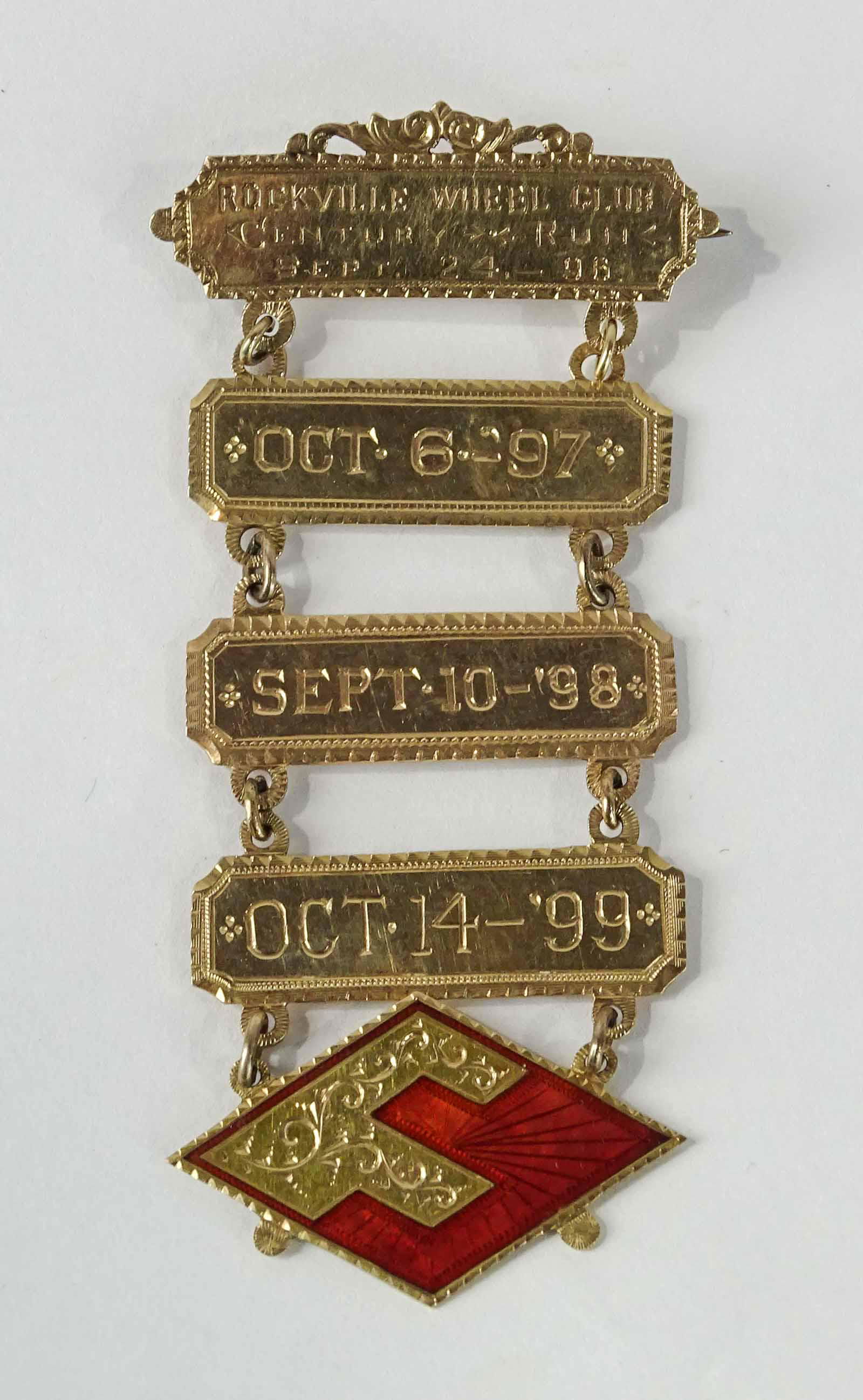 Gold Bicycle Medal (1 of 4)