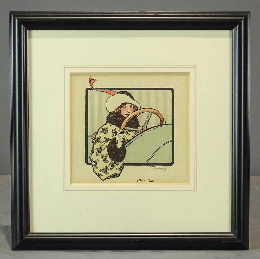 Female Motorist Print (1 of 3)