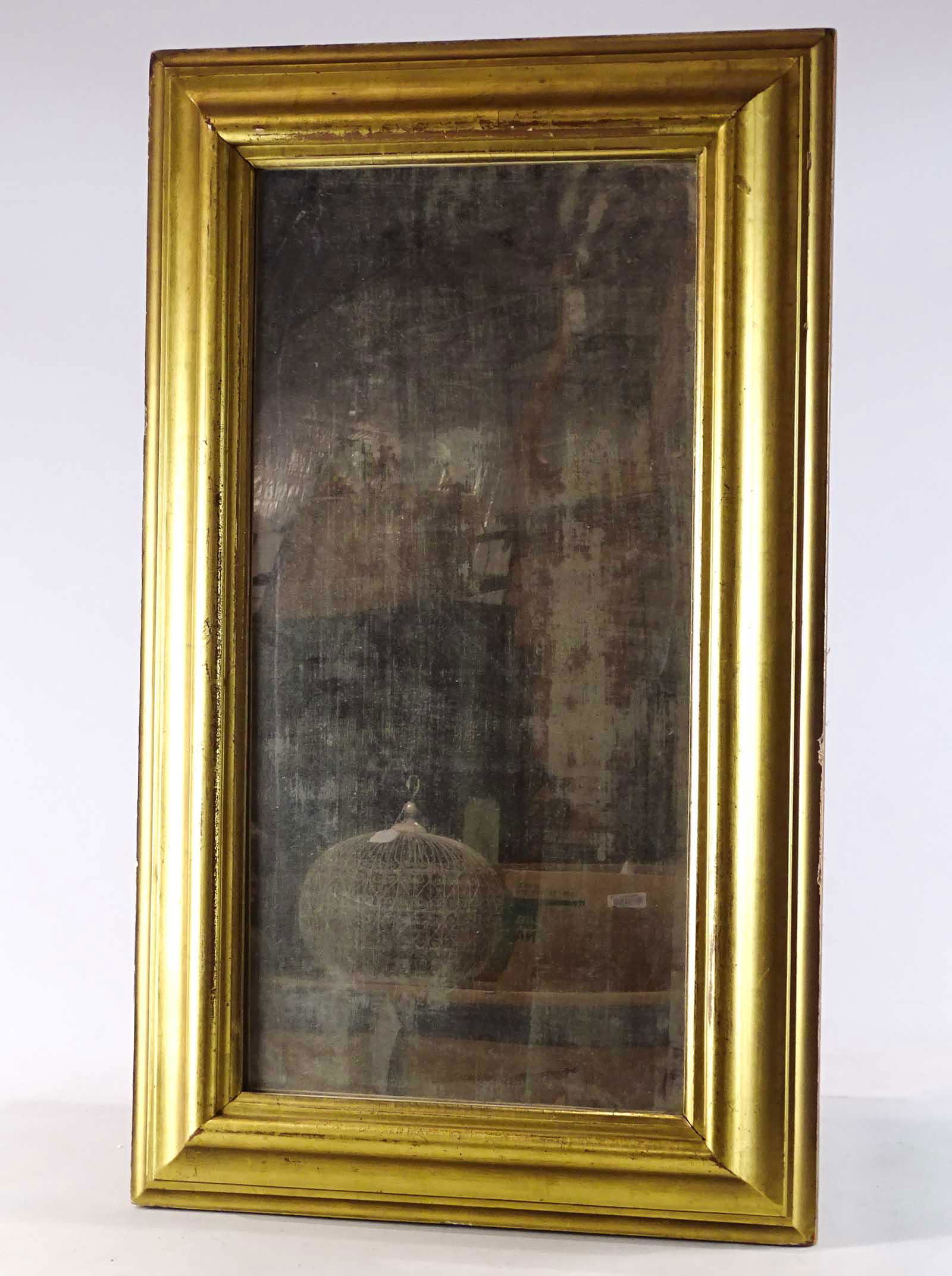 19th c. Gilded Frame with Mirror (1 of 3)