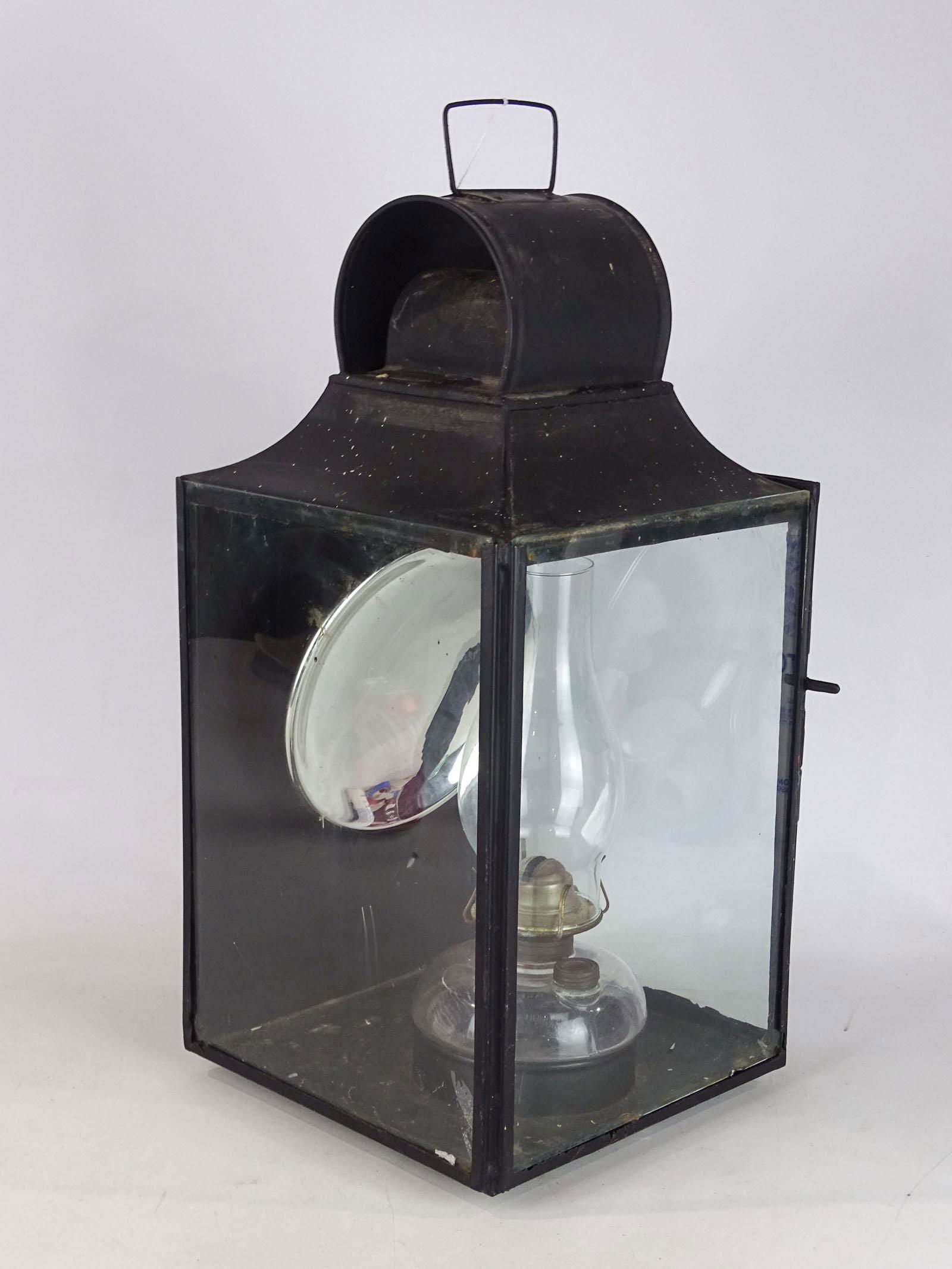 Tin Lantern with Reflector (1 of 2)