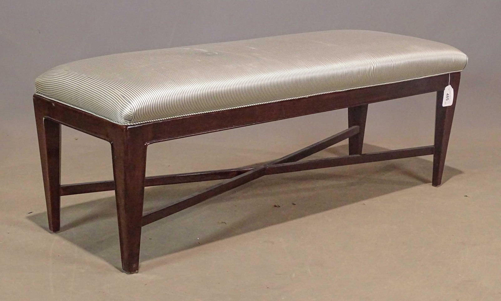 Window Seat: Modern window seat. 52" x 18" x 16".