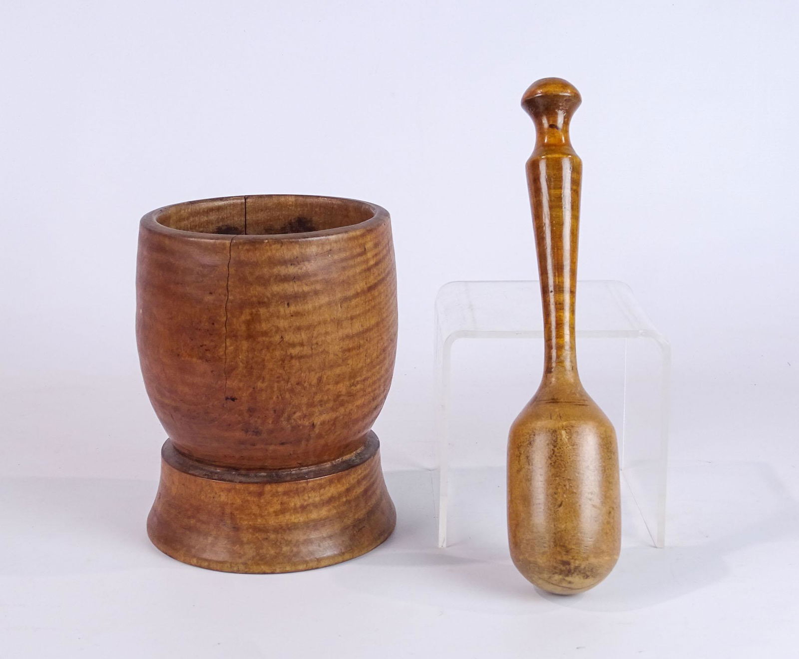 19th c. Shaker Mortar & Pestle (1 of 6)
