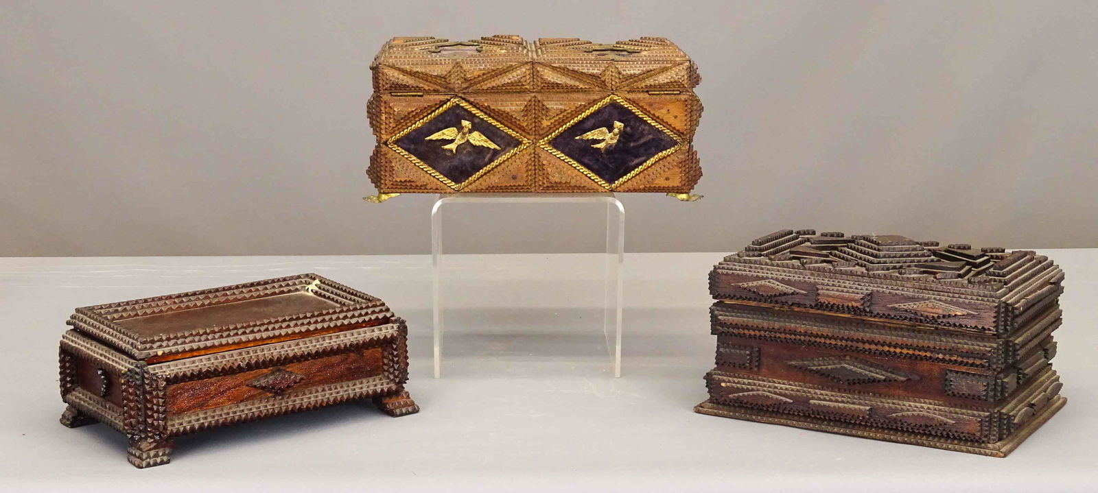 Tramp Art Lot (1 of 10)