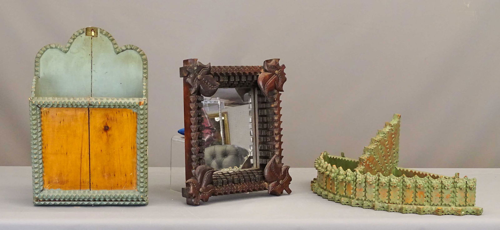 Tramp Art Lot (1 of 13)