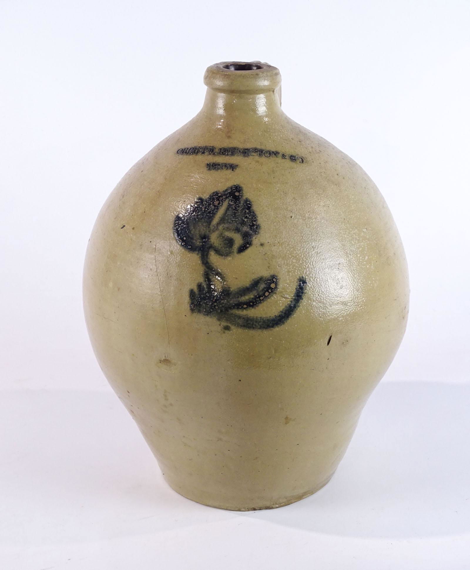 19th  c. Stoneware Crock (1 of 5)