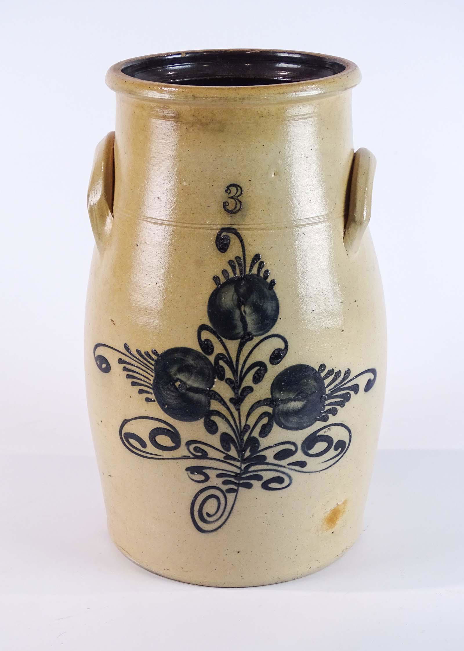 19th c. Stoneware Crock (1 of 5)