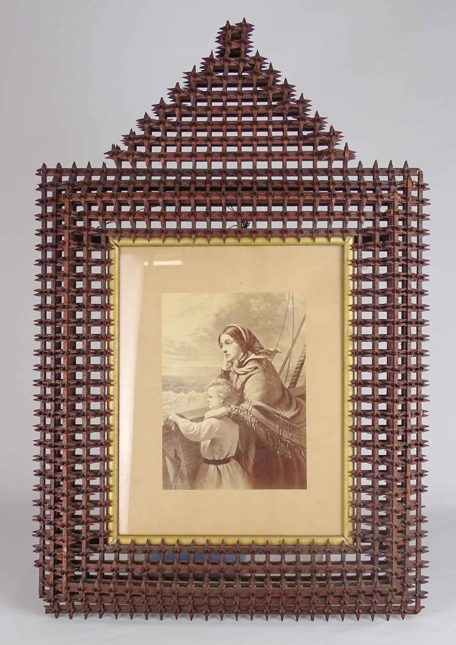 Crown of Thorns Folk Art Frame (1 of 2)