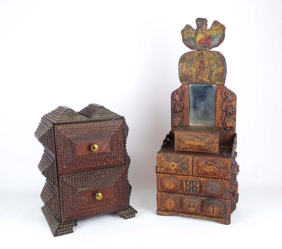 Tramp Art Lot (1 of 3)