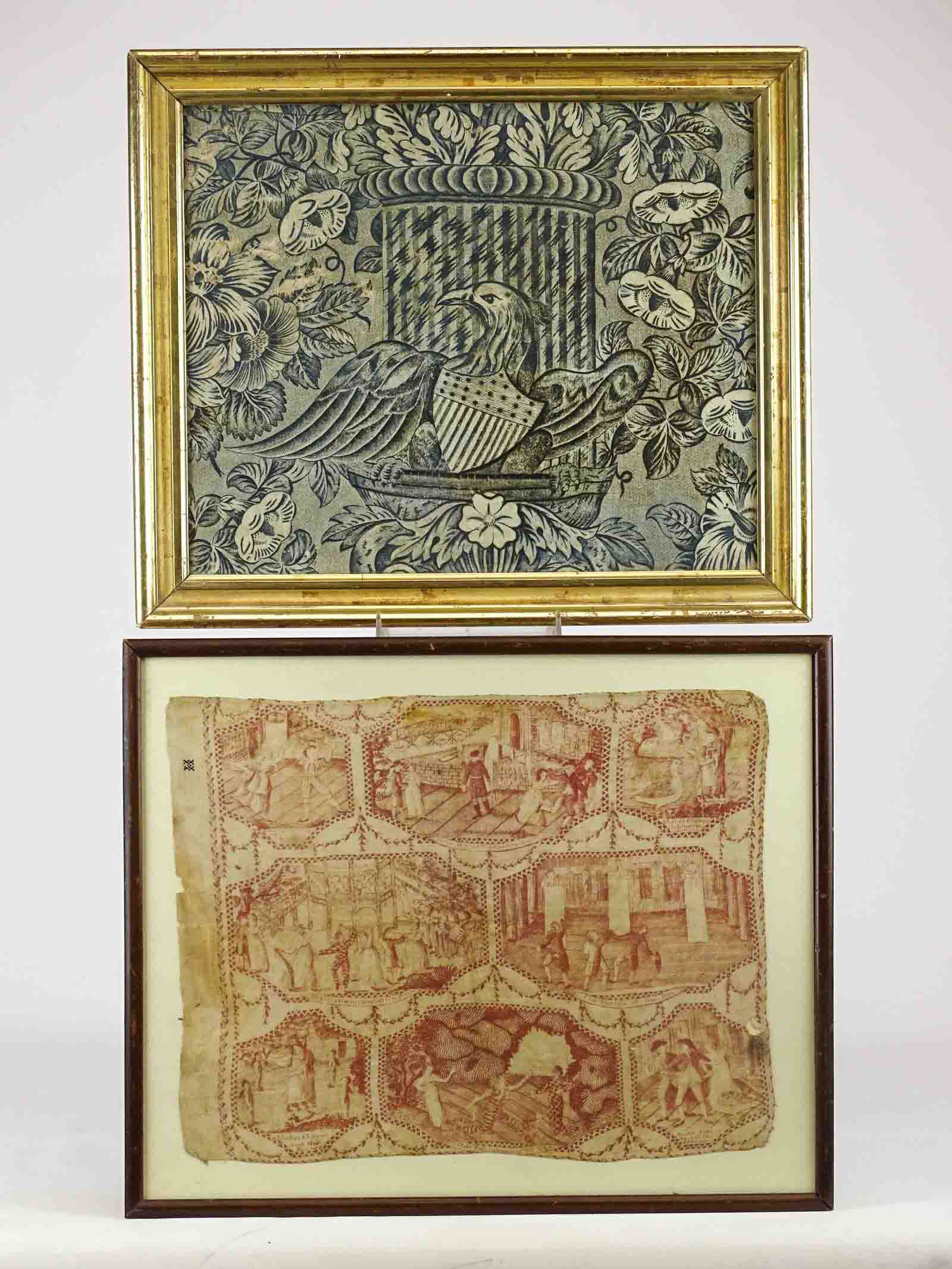 19th c. Framed Fabric (1 of 10)