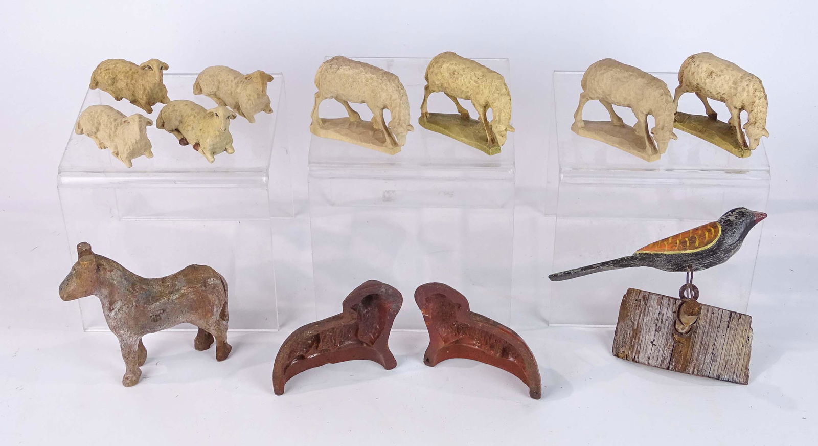 Folk Art Bird & Misc. Lot (1 of 9)