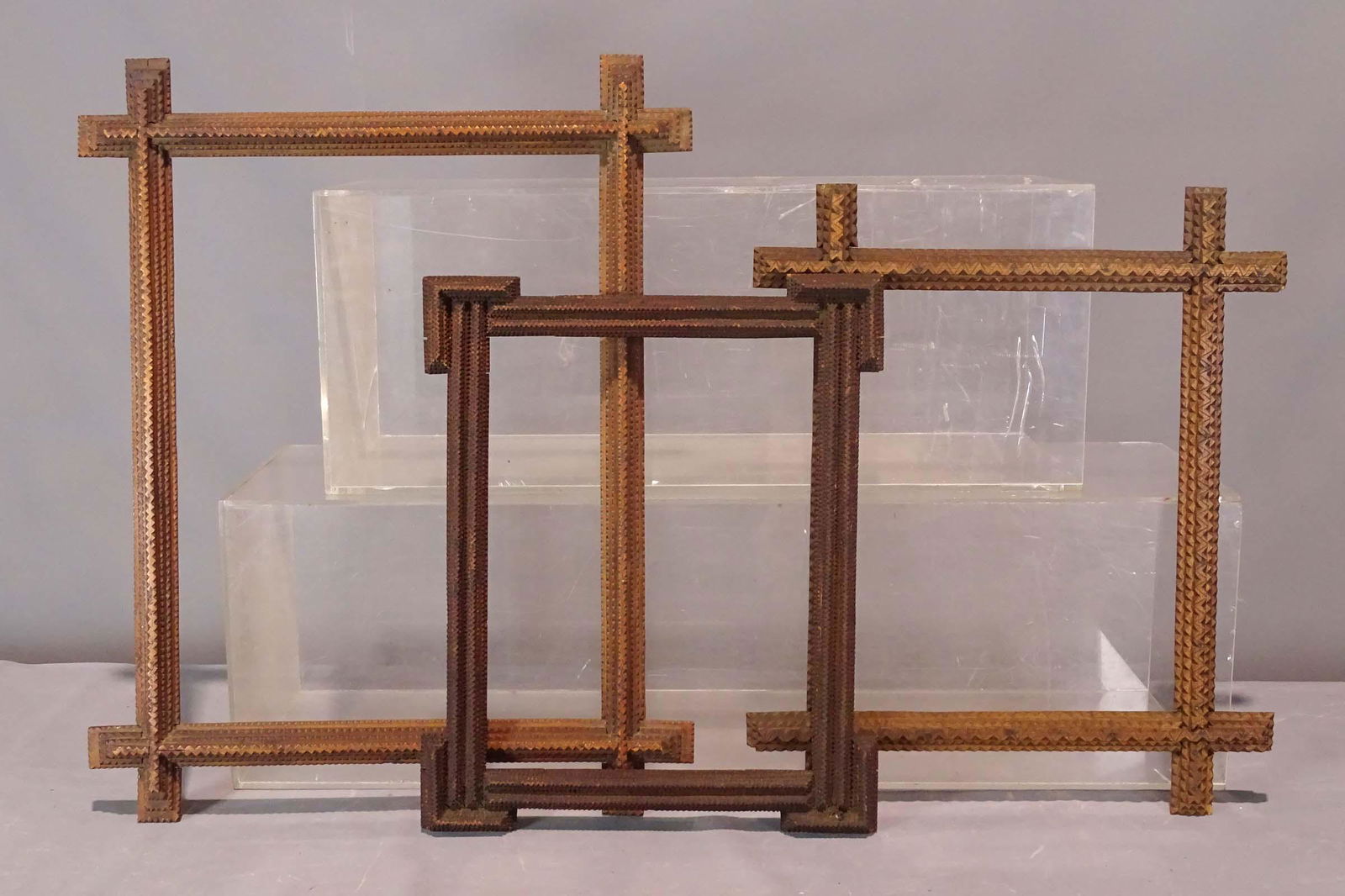 Tramp Art Lot (1 of 5)