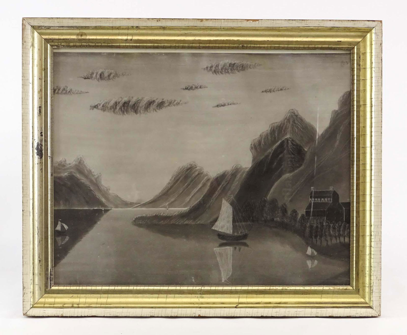 19th c. Sandpaper Drawing (1 of 4)