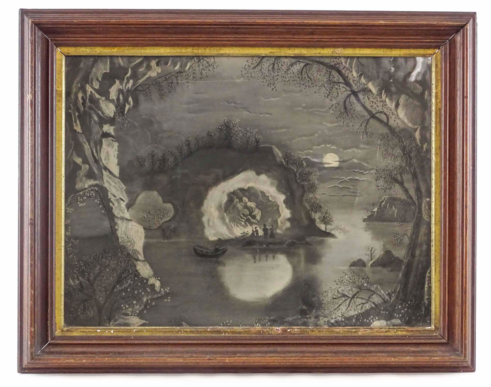 19th c. Sandpaper Drawing (1 of 3)