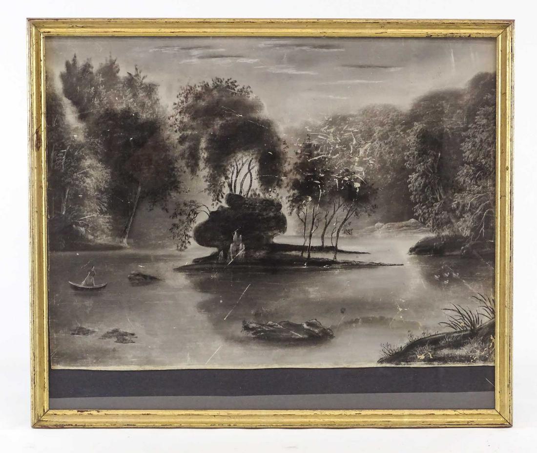 19th c. Sandpaper Drawing (1 of 4)