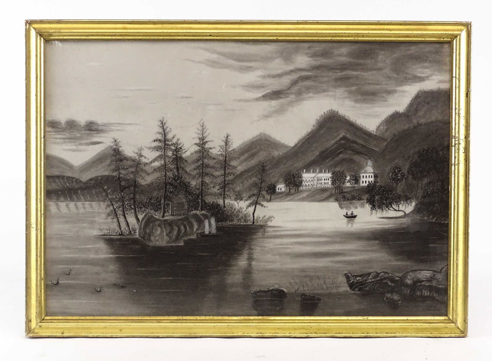 19th c. Sandpaper Drawing (1 of 3)