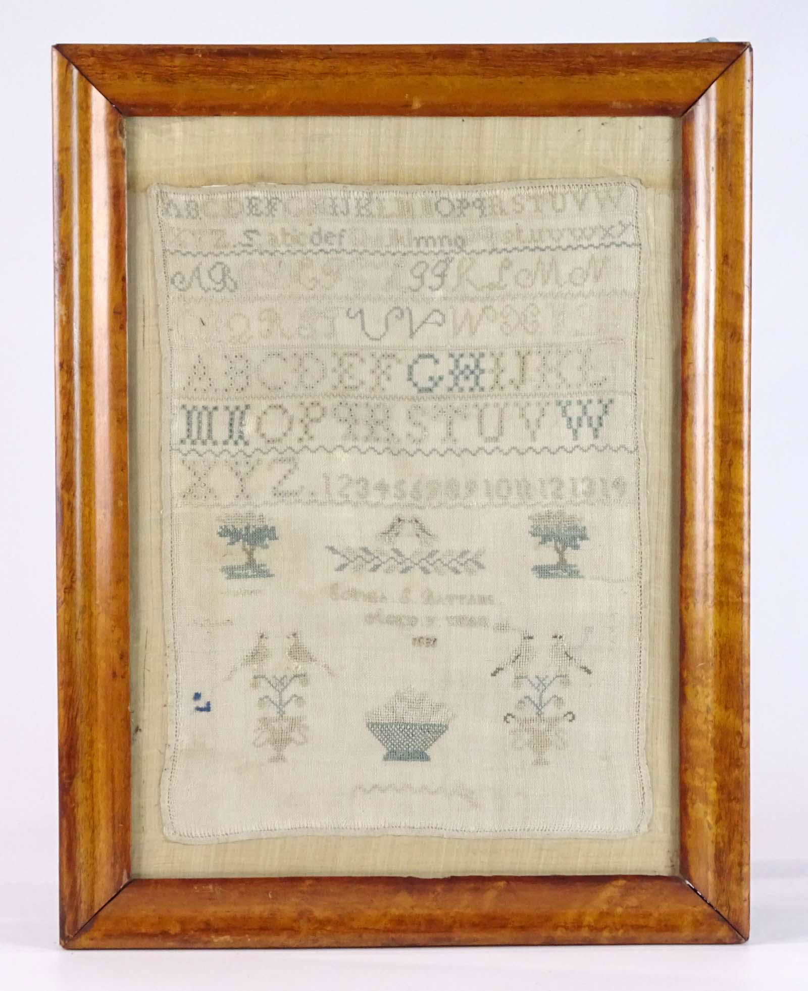 19th c. Sampler (1 of 8)