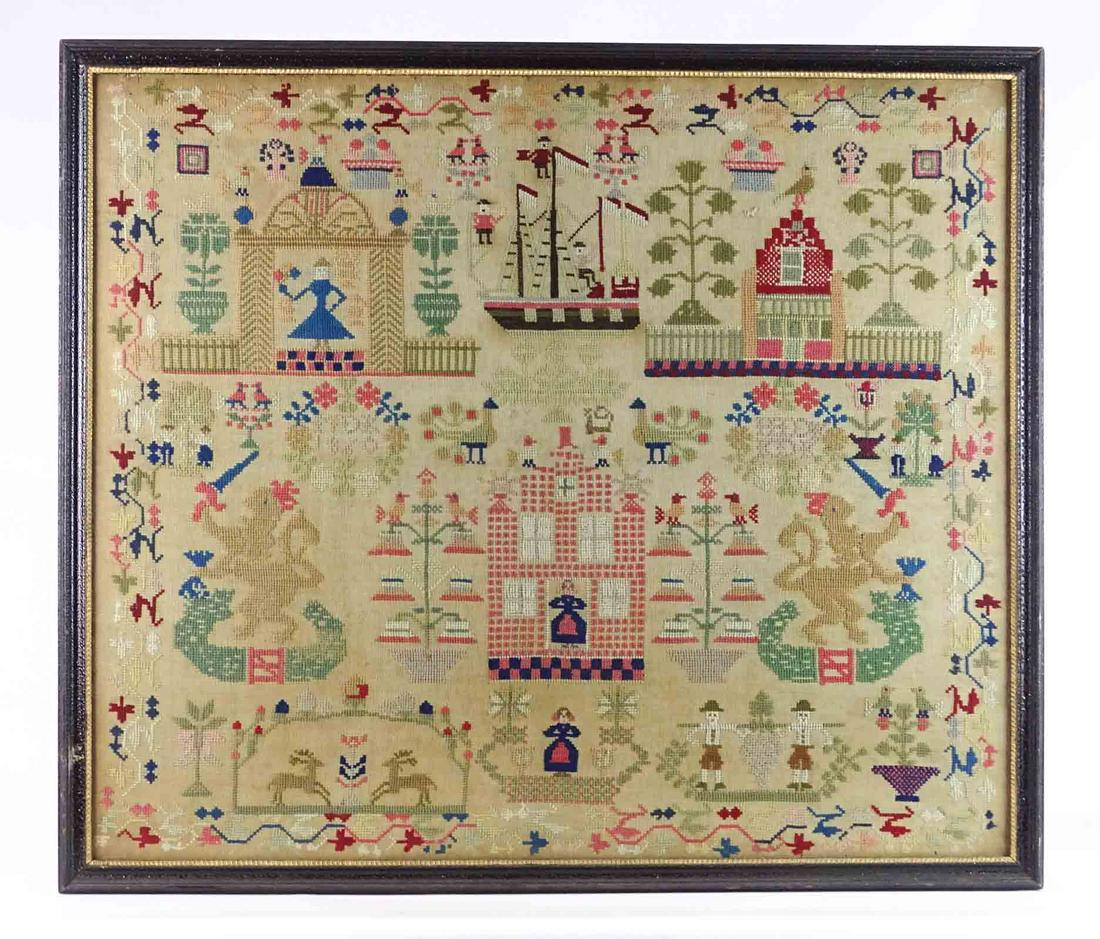19th c. Sampler (1 of 6)