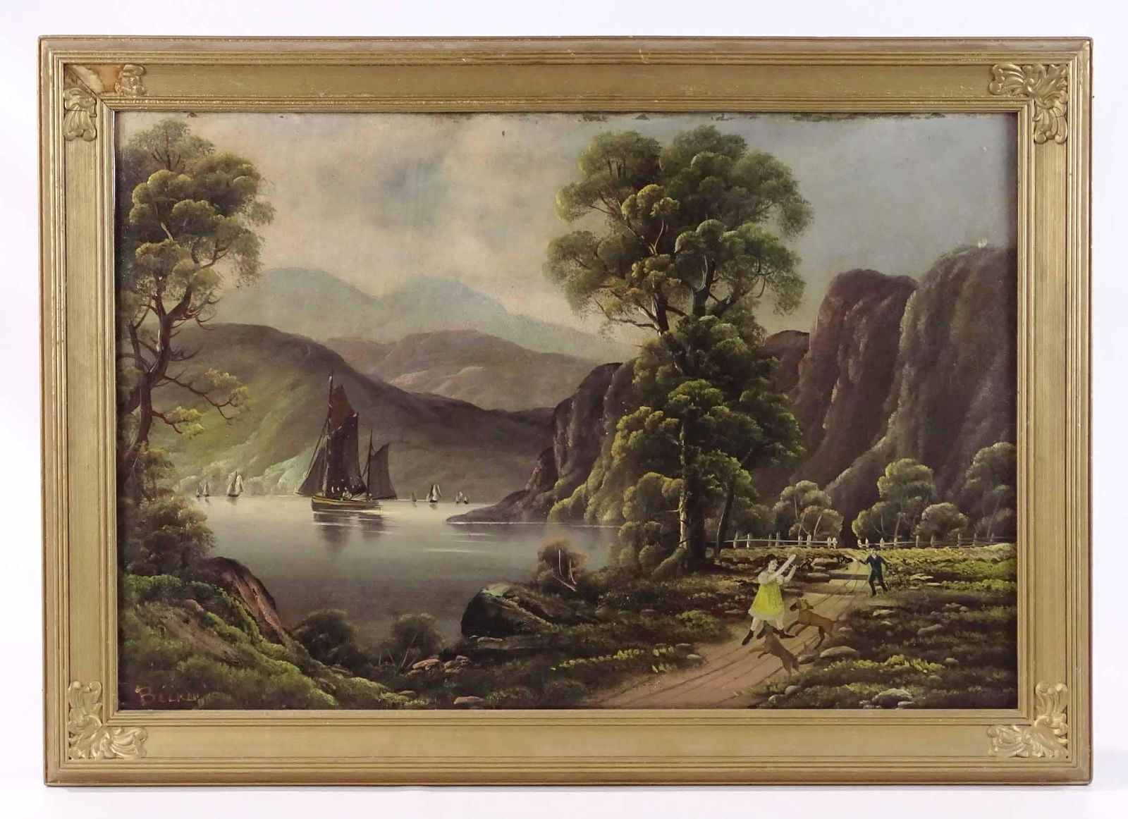 Painting, 19th c . Hudson River School (1 of 7)