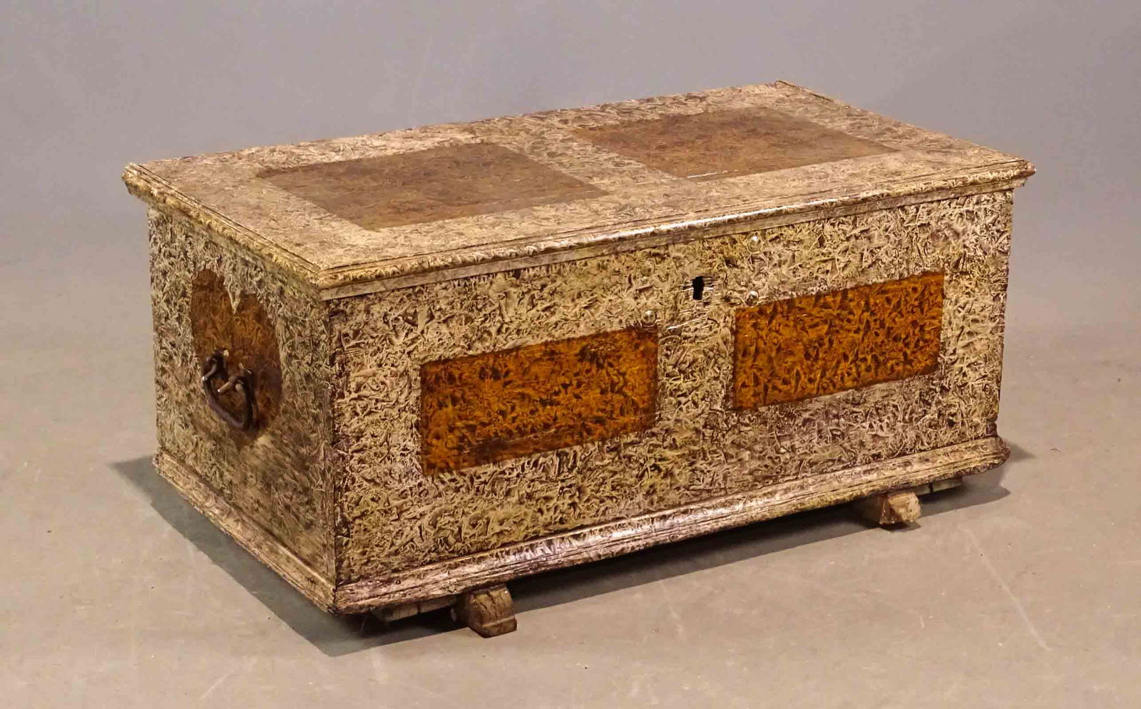 19th c. Paint Decorated Trunk (1 of 7)