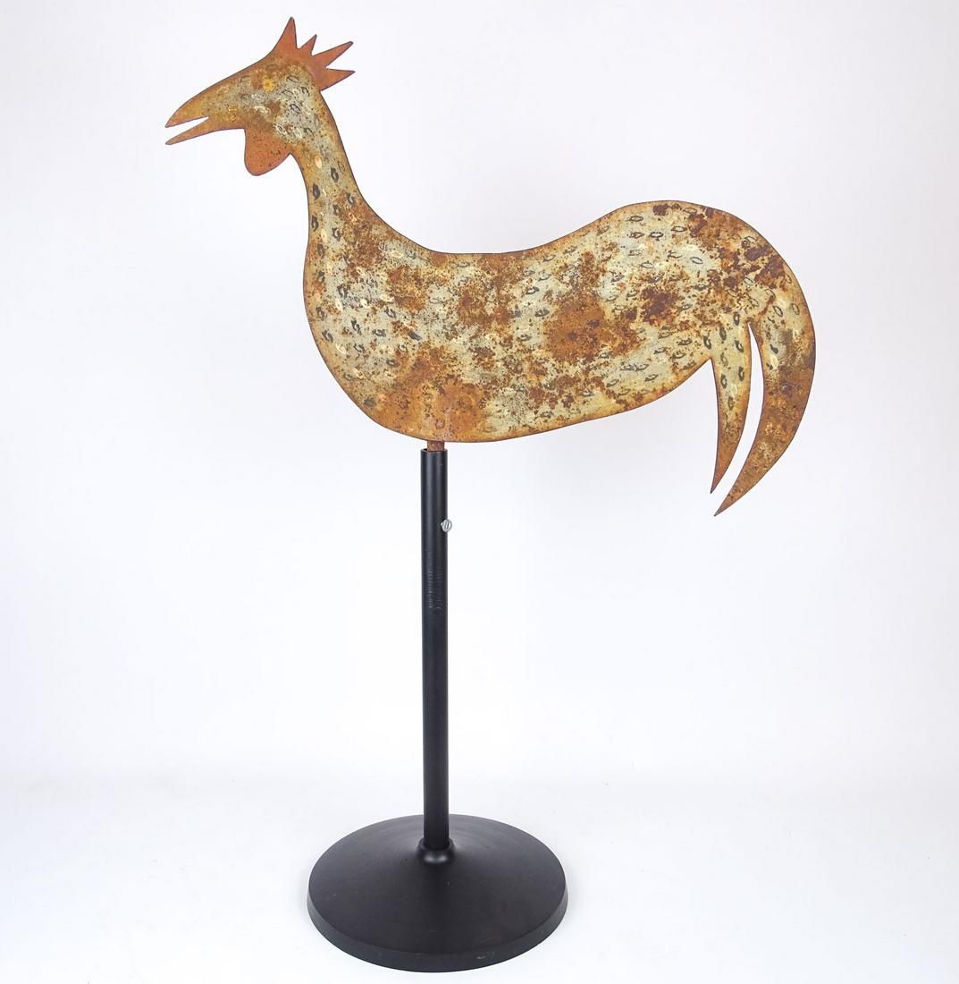 Sheet Metal Rooster Weathervane (1 of 4)