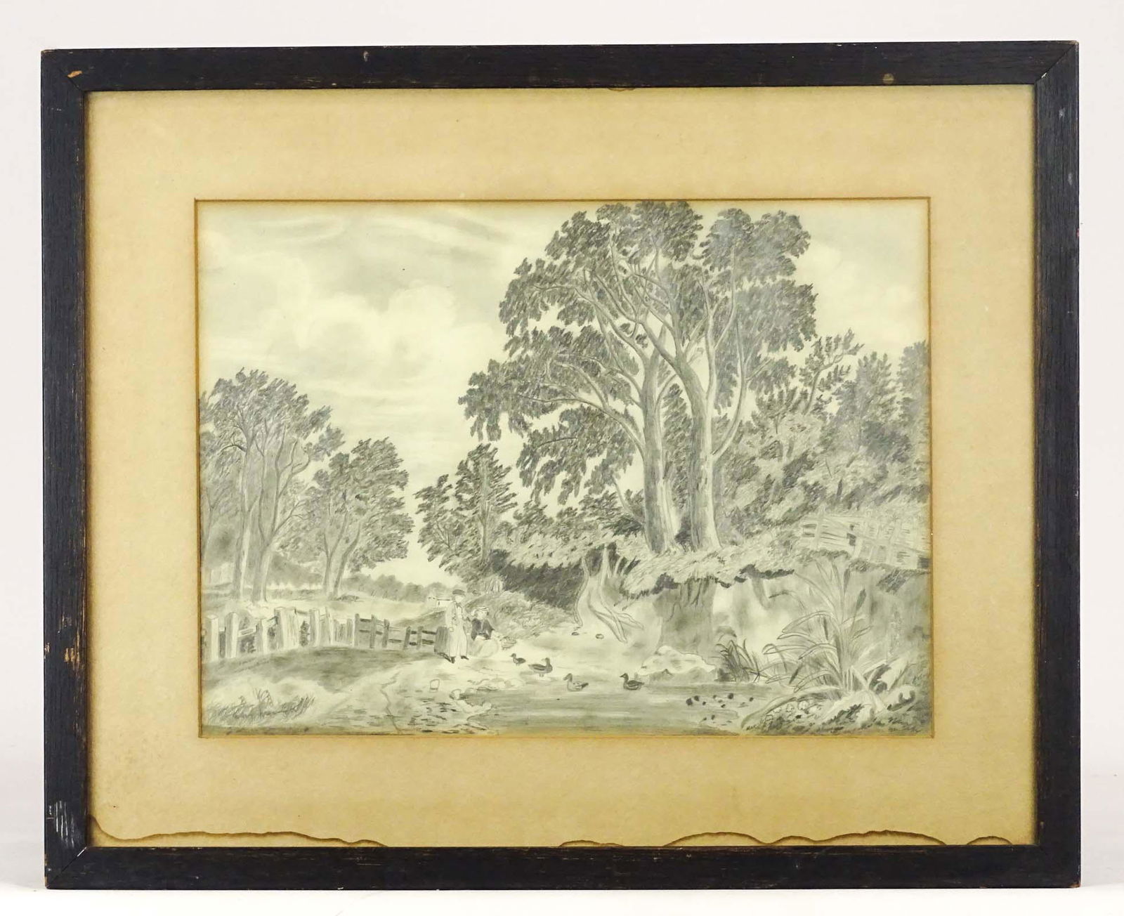 19th c. Graphite Drawing (1 of 4)