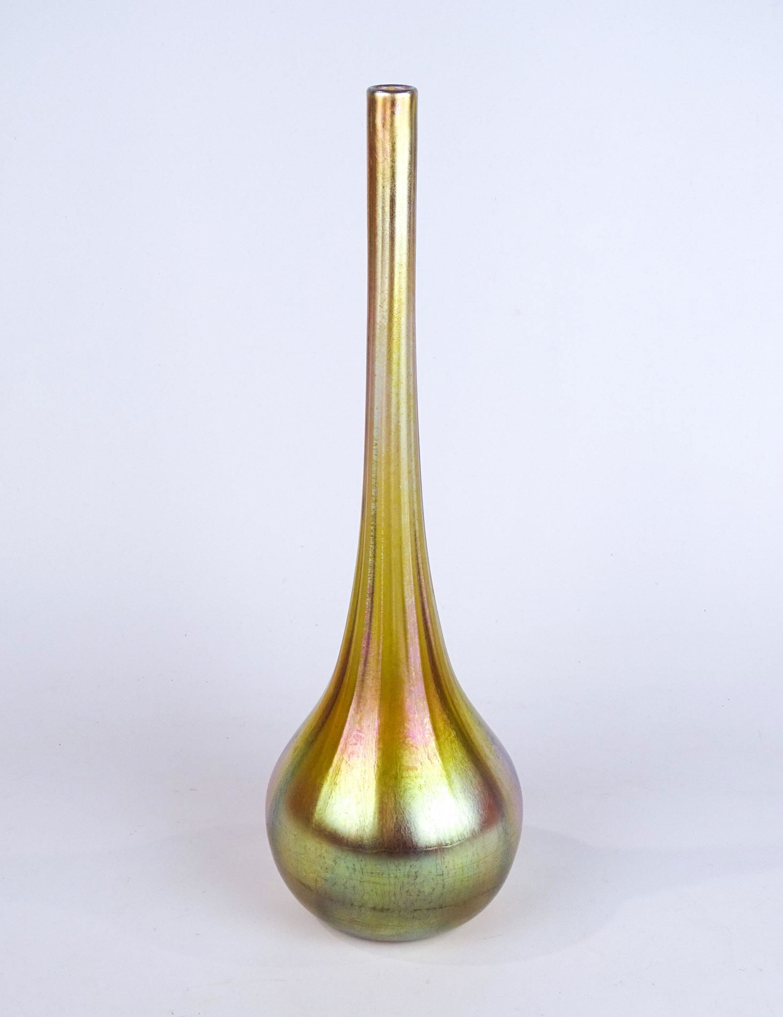 Tiffany Favrile Glass Vase (1 of 8)
