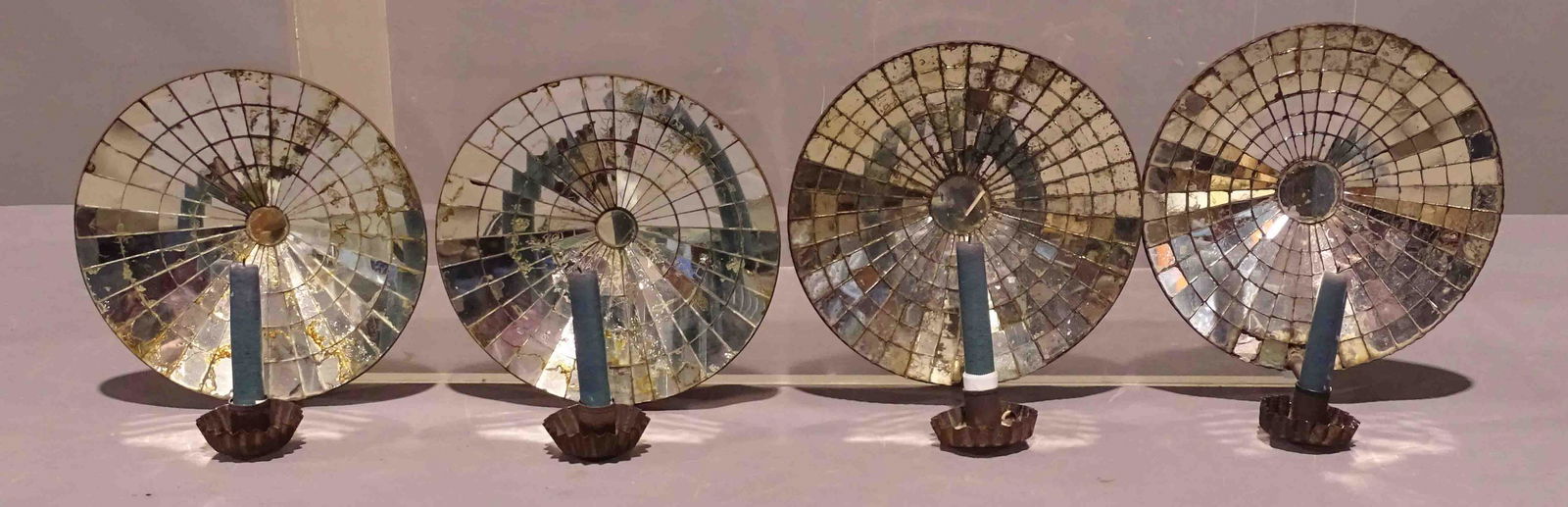 Tin Mirrored Wall Sconces (1 of 6)