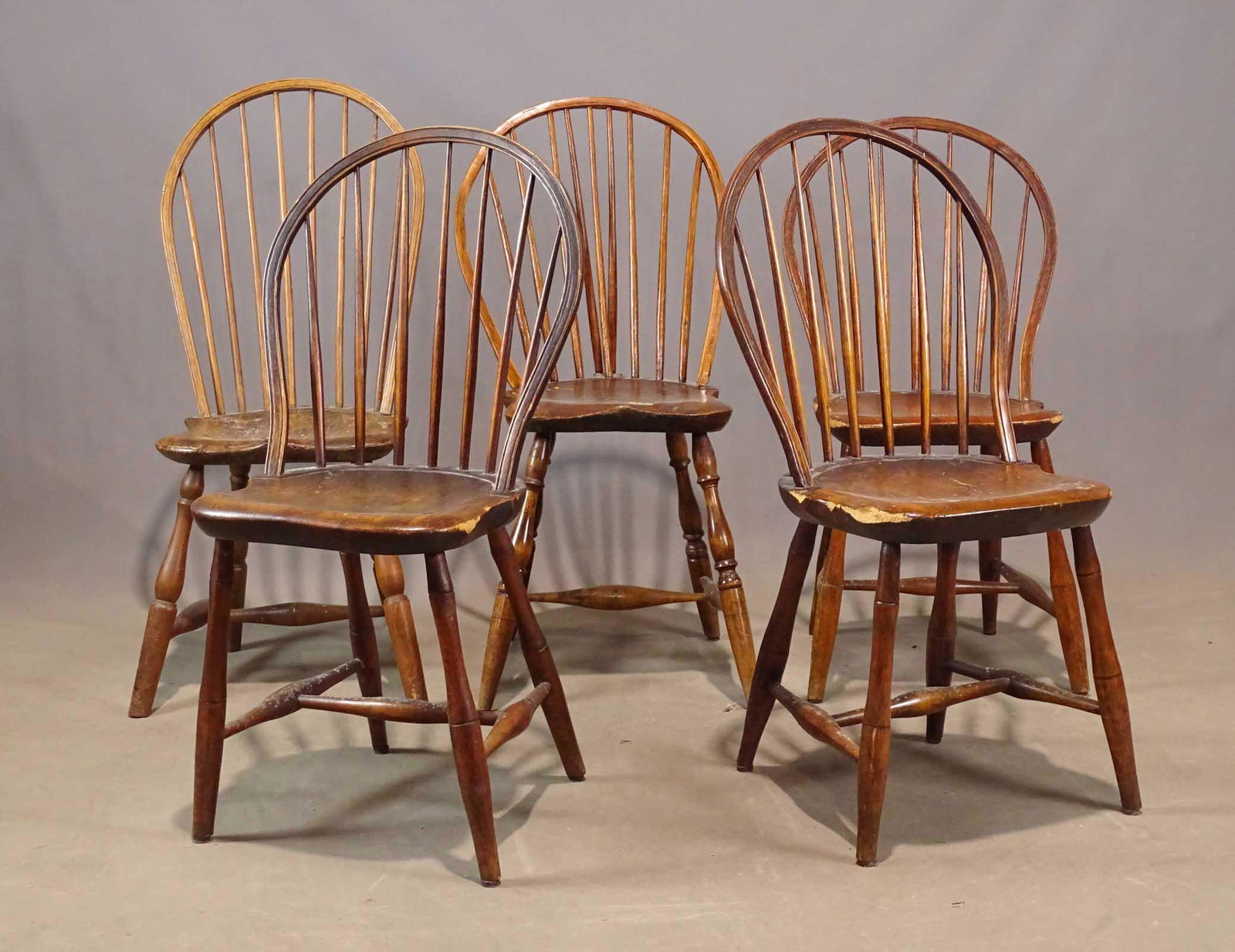 Assembeled Set of Windsor Chairs (1 of 9)