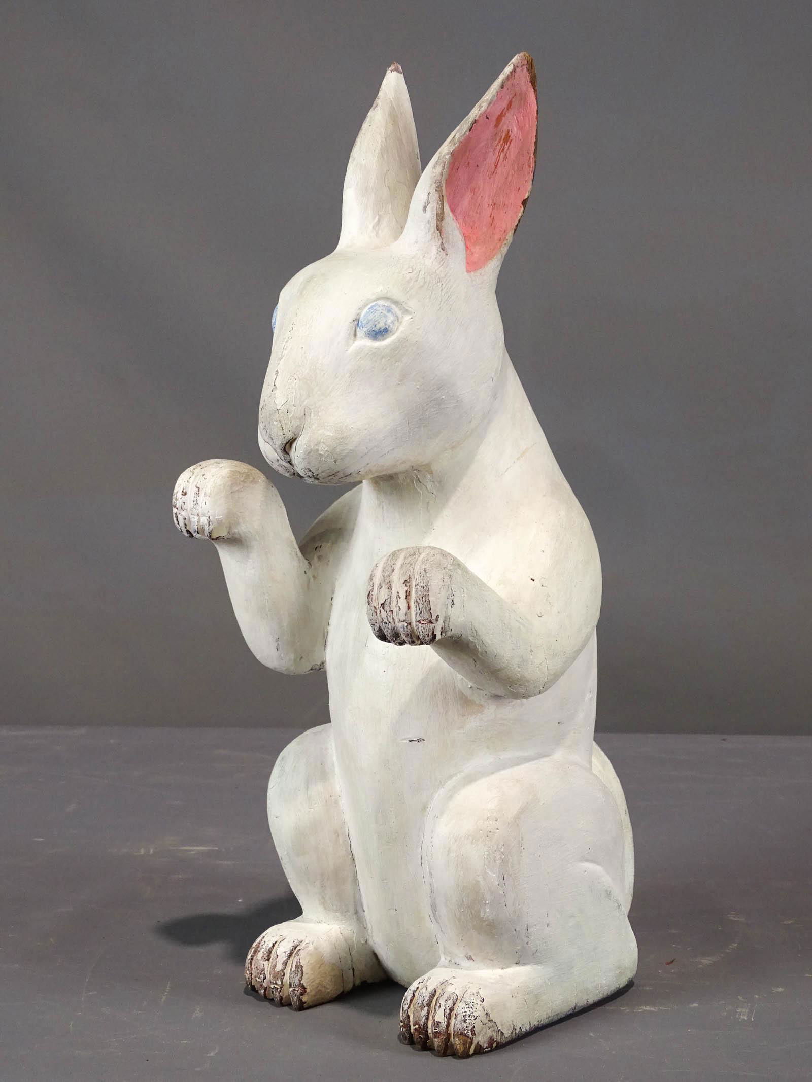Folk Art Rabbit Carving (1 of 4)