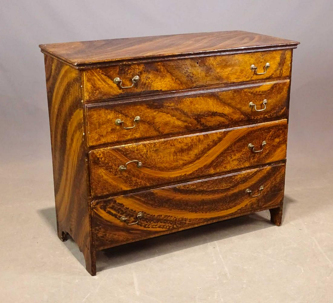 19th c. Lift Top Blanket Chest (1 of 7)