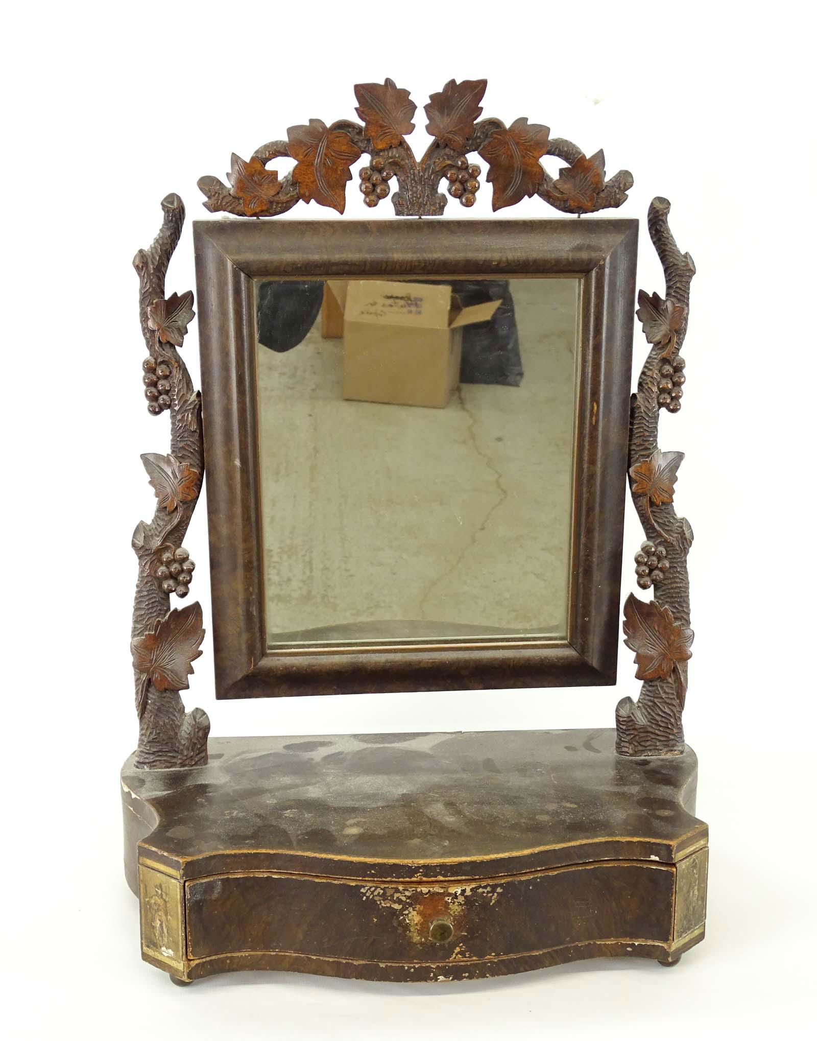 19th c. Dresser Mirror (1 of 6)
