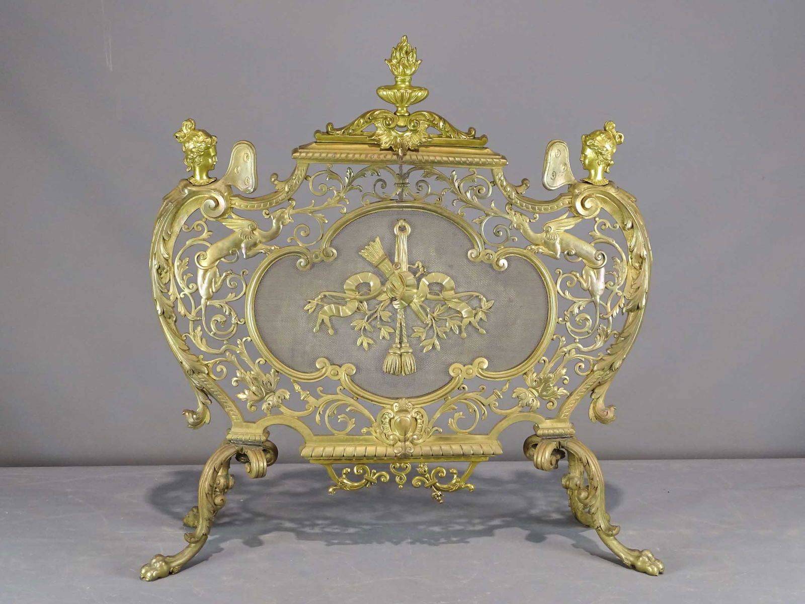 Brass Fireplace Screen (1 of 7)