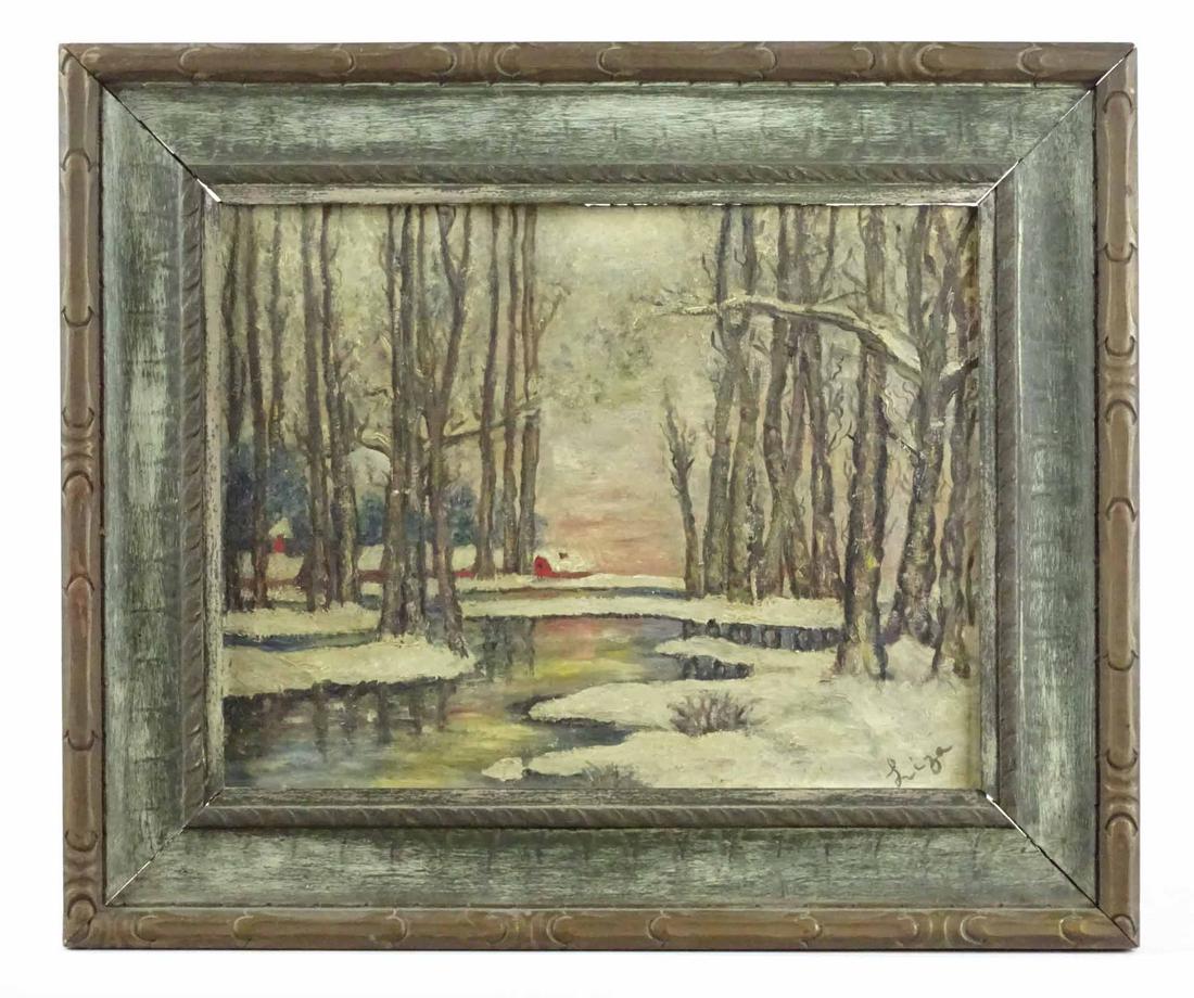 Painting: Primitive Landscape (1 of 5)