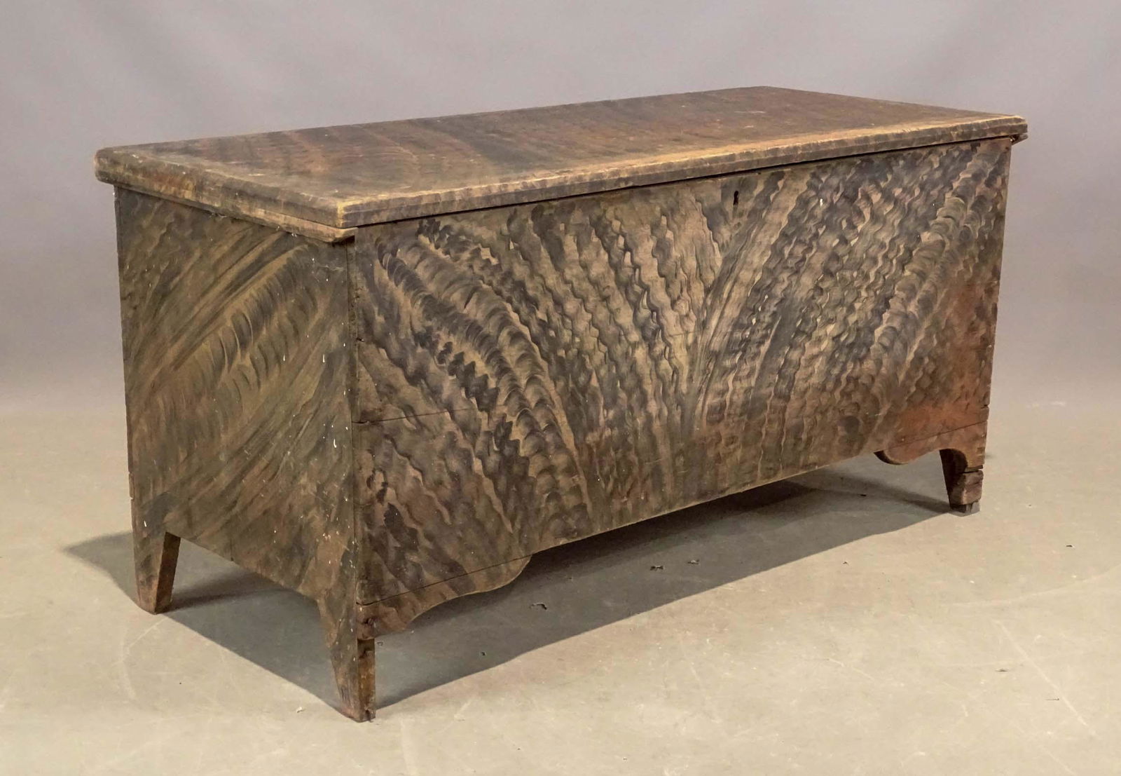 19th c. Paint Decorated Blanket Box (1 of 5)