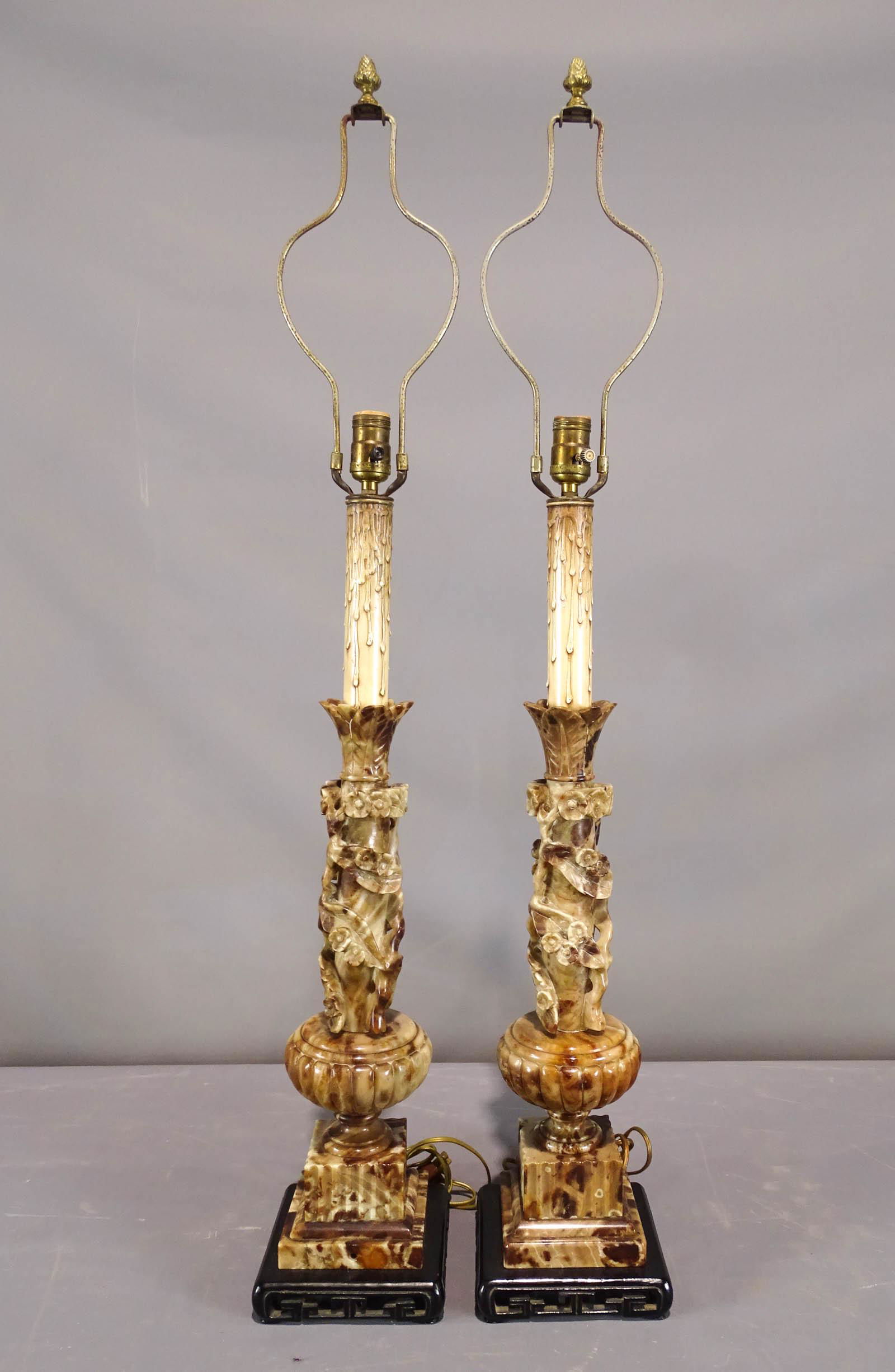 Pair Columnar Lamps (1 of 4)