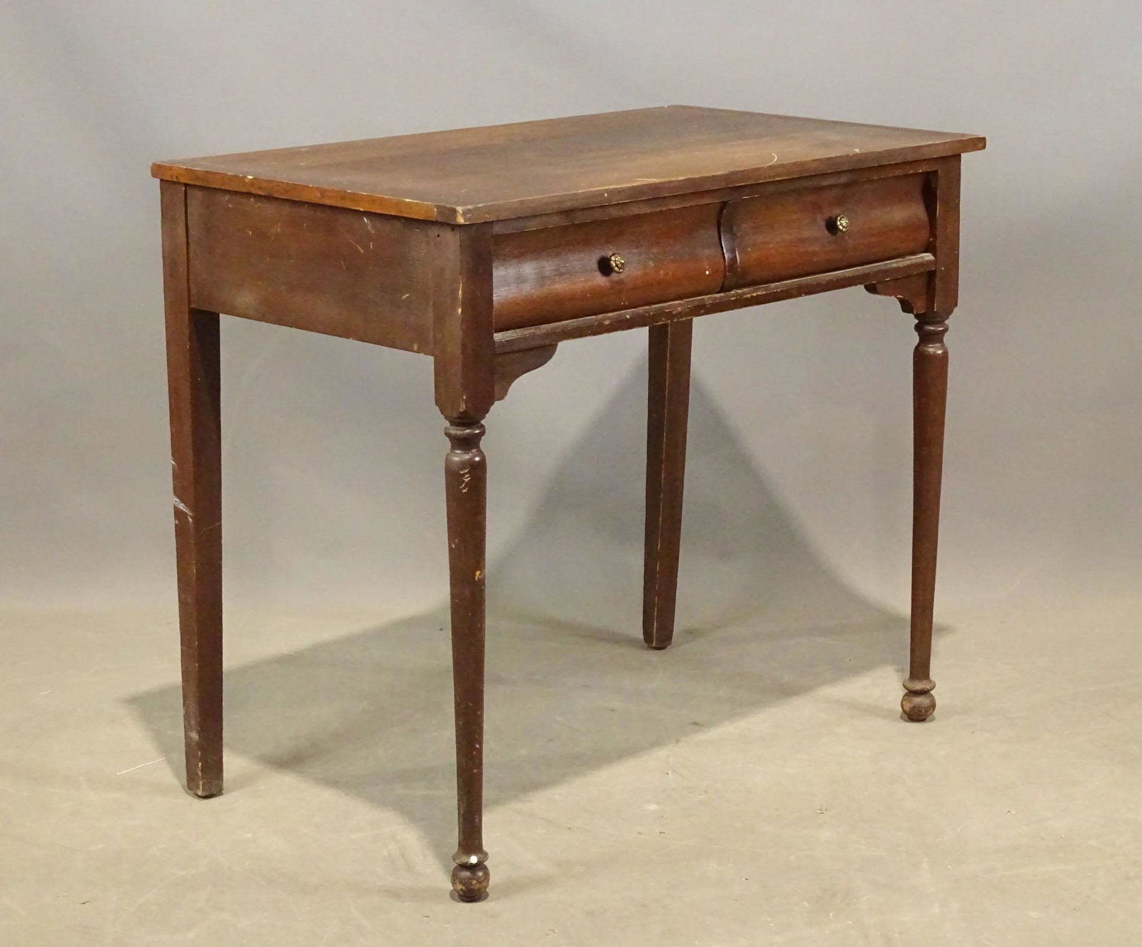 Two Drawer Stand: Two drawer stand. As found. 34" x 20" x 30".